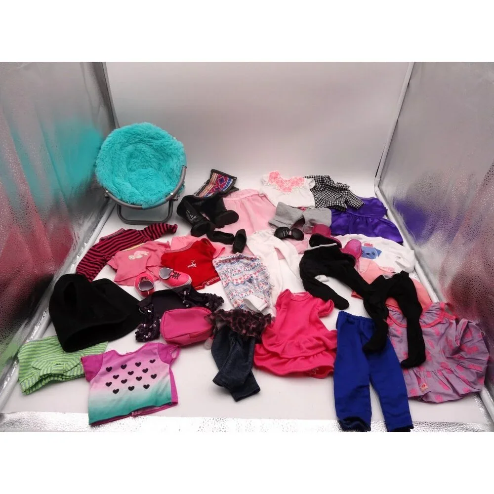 Our Generation Doll Clothing for 18 inch Doll 20 Plus Clothes Shoes‎ Boots Chair